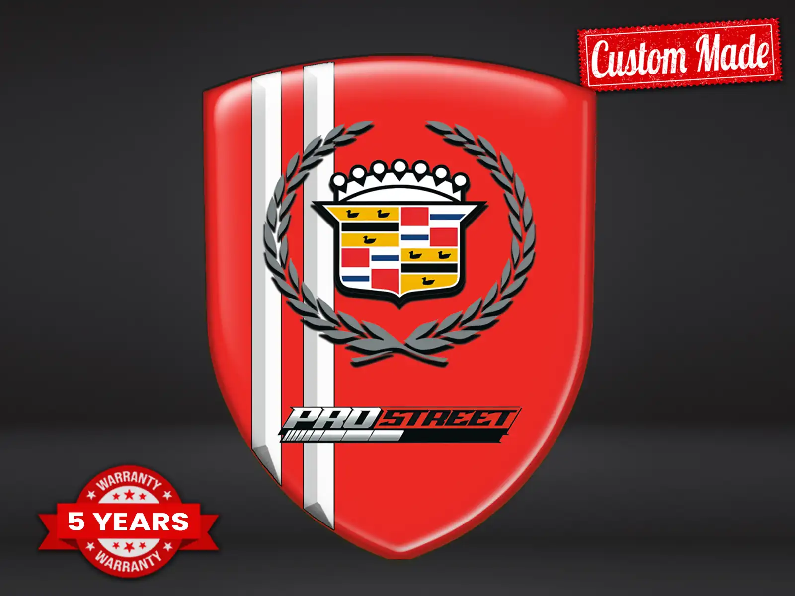 Cadillac Dekor-Aufkleber Kraftvoll